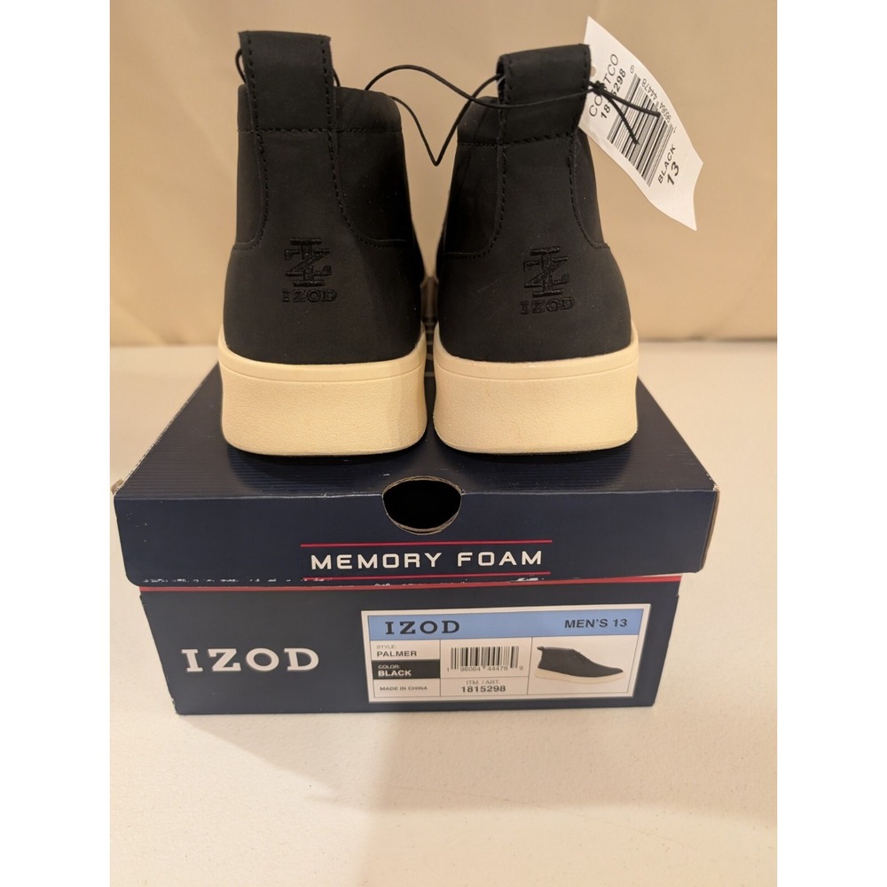 IZOD Palmer Men's Size 13 Black Chukka Shoes Memory Foam Lightweight Comfort - Picture 3 of 3